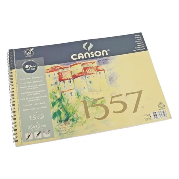 Resim Defteri 25X35 Spiralli Canson Fcns180152535 180Gr 15 Sy