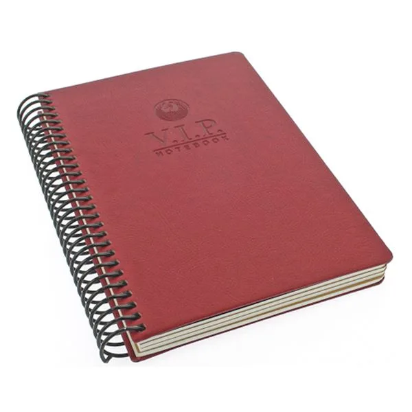 Spiralli Defter A5 Gıpta 1083 Vıp Separatörlü Suni Deri Kareli 140 Yp