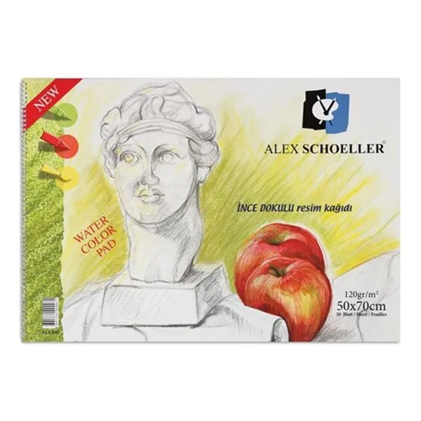 Resim Defteri 50X70 Spiralli Alex Alx-071 120Gr 20 Sy