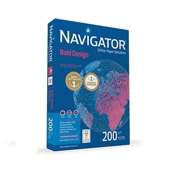 Gramajlı Fotokopi Kağıdı A4 Navıgator 200 Gr 150 Li