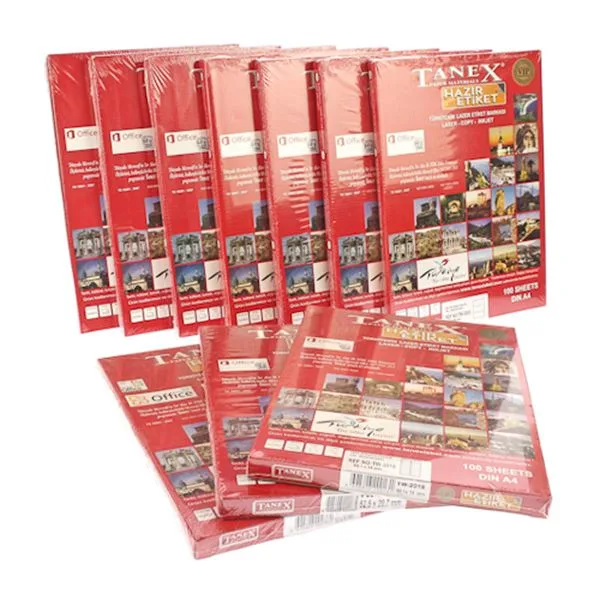 Lazer Etiket 105X35 Tanex Tw-2216 Beyaz