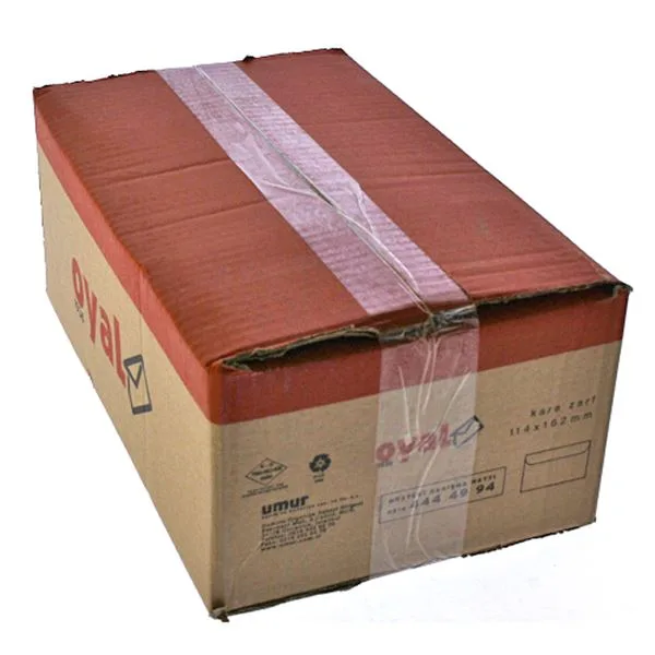 Kare Zarf 11,4X16,2 Oyal 90 Gr Beyaz 500 Lü 30008007