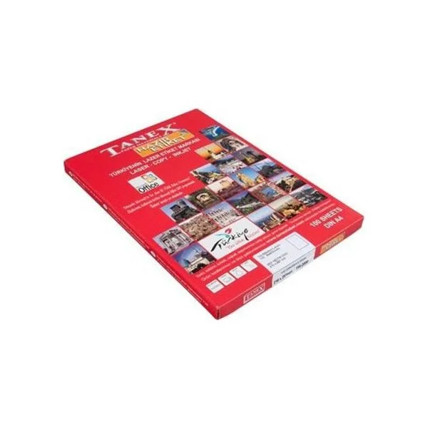 Lazer Etiket 210X148 Tanex Tw-2102 Renkli Yeşil
