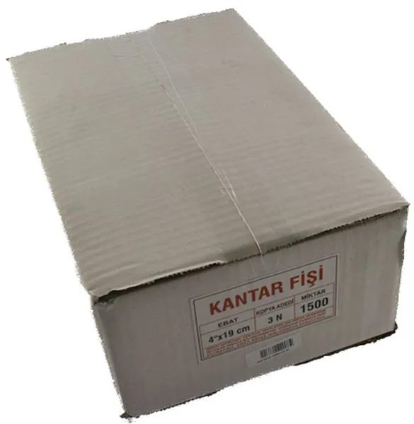 Kantar Fişi 4X19 3N 1500 Lü