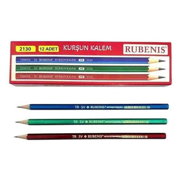 Kurşun Kalem Mercanlı Rubenis 2130 Hb Siyah