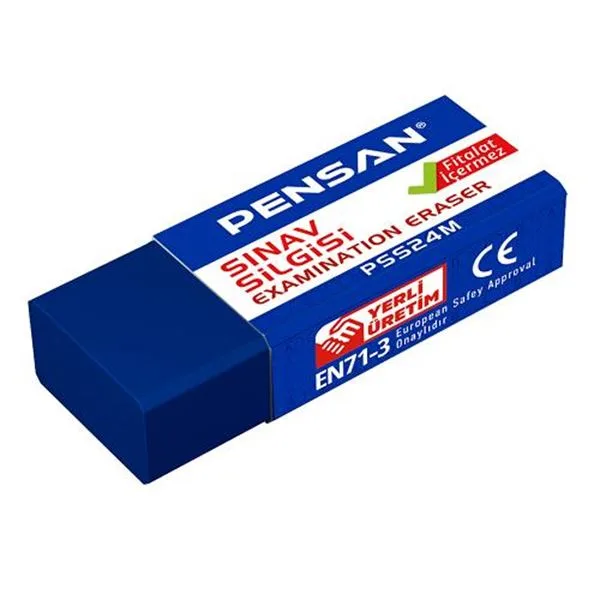 Kurşunkalem Silgisi Pensan Pss-24M Mavi (Sınav Silgisi