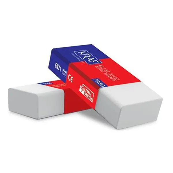 Kurşunkalem Silgisi Kraf 735G Beyaz