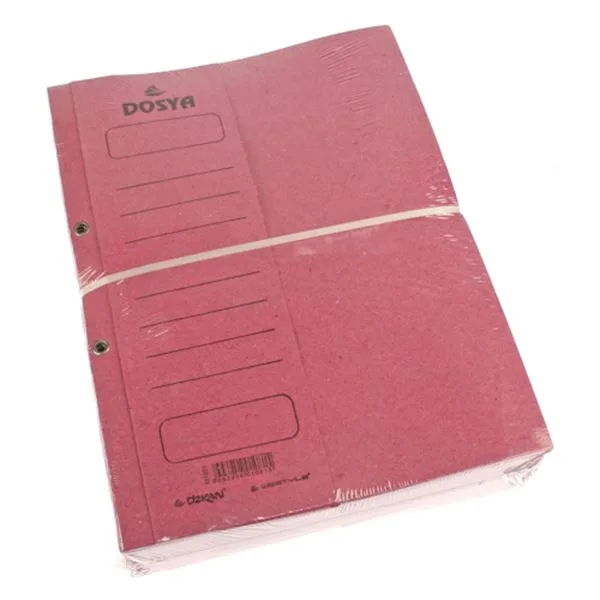 Telli Dosya Karton Kapsüllü M0524 2.Kalite A4 Yarım Kapak Pembe