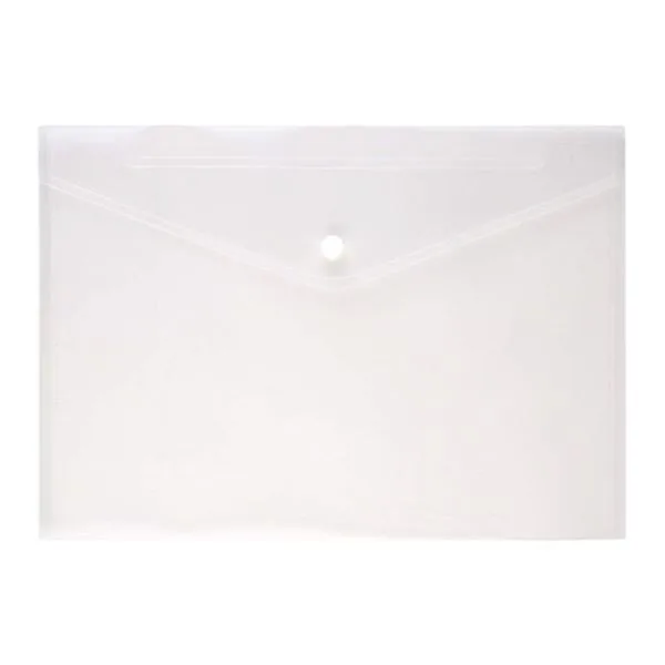 Dosya Zarfı Plastik Çıtçıtlı Lotte Lt230-00 A4 Şeffaf