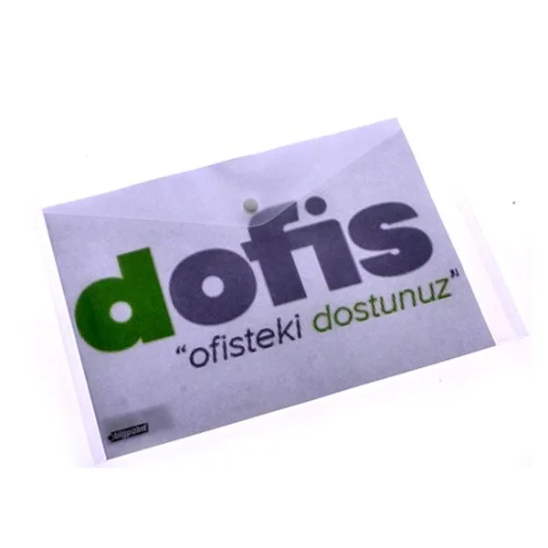 Dosya Zarfı Plastik Çıtçıtlı Bigpoint Bp230-03 A4 Şeffaf
