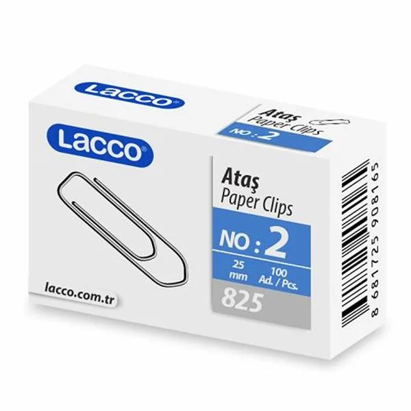 Ataş No:2 Orta Lacco 825 25 Mm 100 Lü