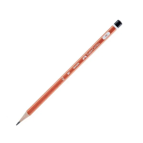 Kurşun Kalem Faber Castell Üçgen Metalik 5244321602 2B Siyah