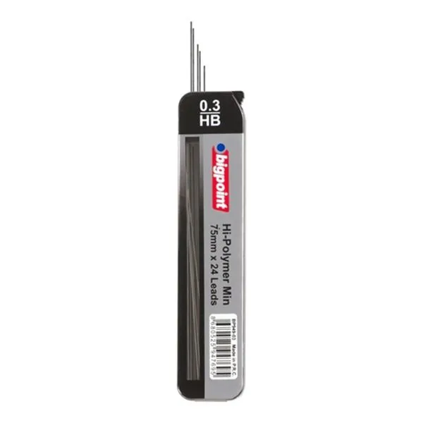 Min Uç Versatil 0,3 Mm Bigpoint Bp949-03 Hi-Polymer 75Mm Hb Siyah 24 Lü