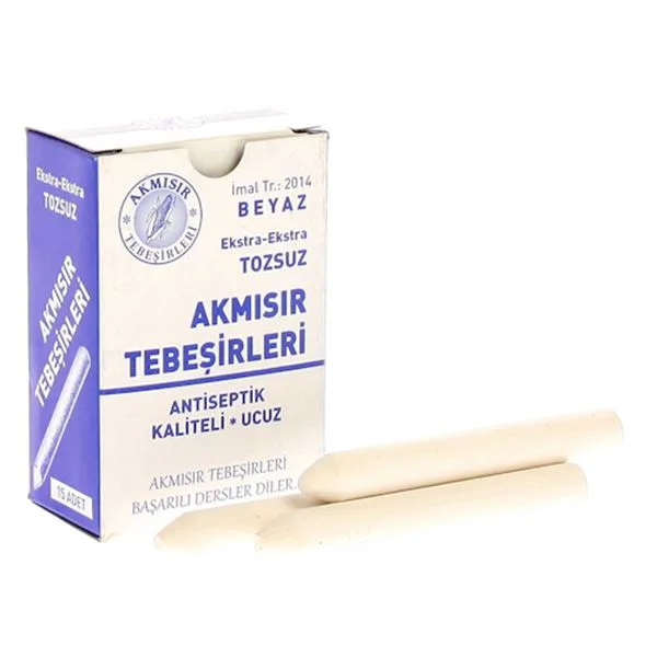 Tozsuz Tebeşir Akmısır Beyaz 15 Li