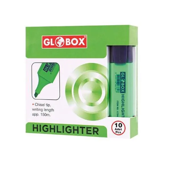 Fosforlu Kalem Globox 6784/6789 Yeşil