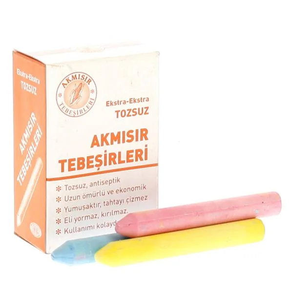 Tozsuz Tebeşir Renkli Akmısır 15 Li