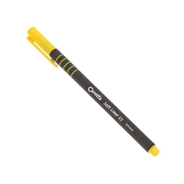 Keçeli Kalem Caretta Soft Liner Cs55/13 0,4 Mm Sarı