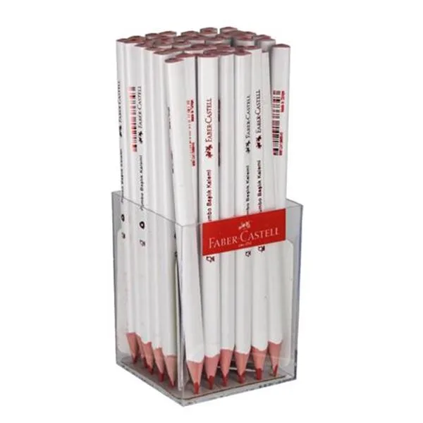 Kurşun Kalem Jumbo Başlık Faber Castell Üçgen 5132000002000 Kırmızı