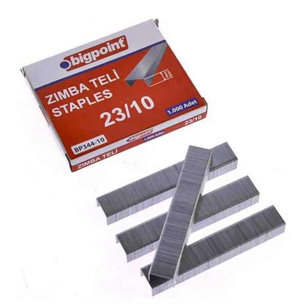Arşiv Zımba Teli 23/10 Bigpoint Bp344-10 Beyaz 1000 Li