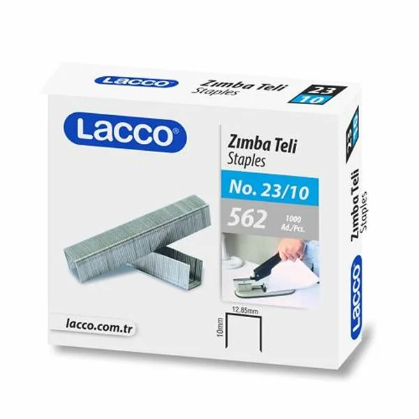 Arşiv Zımba Teli 23/10 Lacco 562 Beyaz 1000 Li