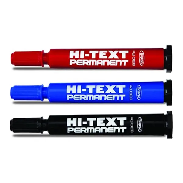 Koli Kalemi Kesik Uç Hitext 830Pc Mavi