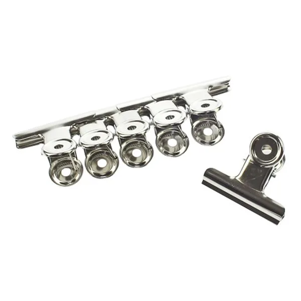 Kağıt Kıskacı Yaylı Linea B2003 Krom 50 Mm 6 Lı