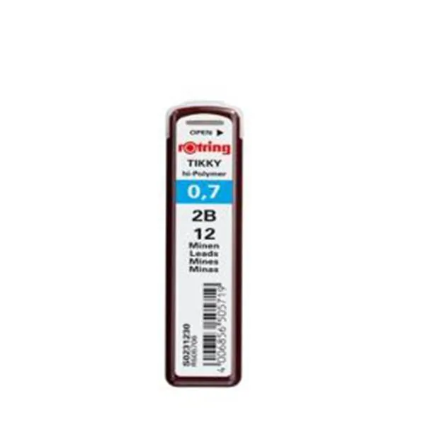 Min Uç Versatil 0,7 Mm Rotring 231230 2B Siyah