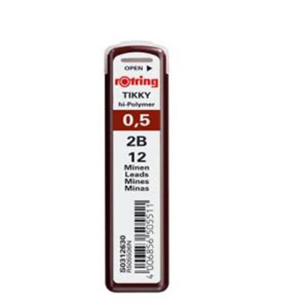 Min Uç Versatil 0,5 Mm Rotring 2B Siyah