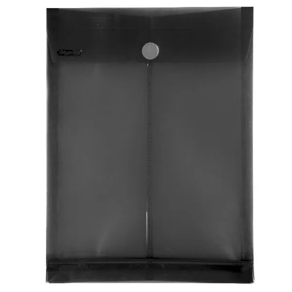 Dosya Zarfı Plastik Çıtçıtlı Bigpoint Bp253-90 A4 Dumanlı Körüklü
