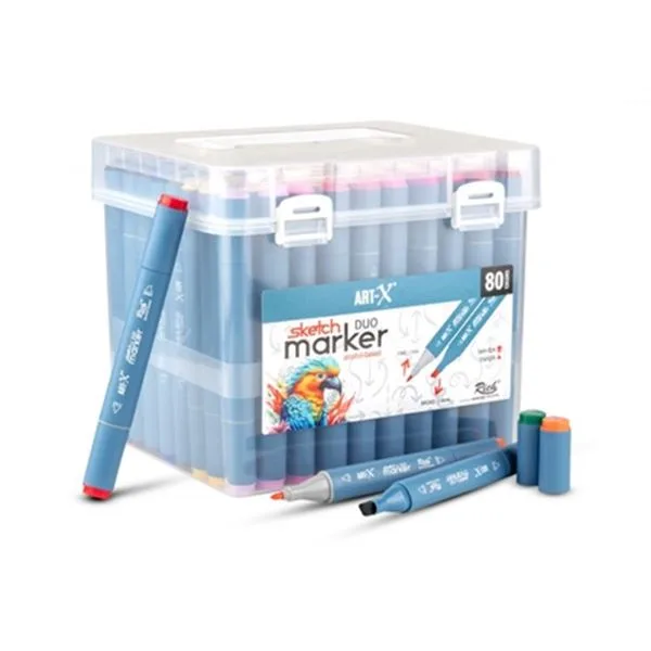 Boya Markörü Rich Art-X 18051 Sketchmarker Çift Uçlu