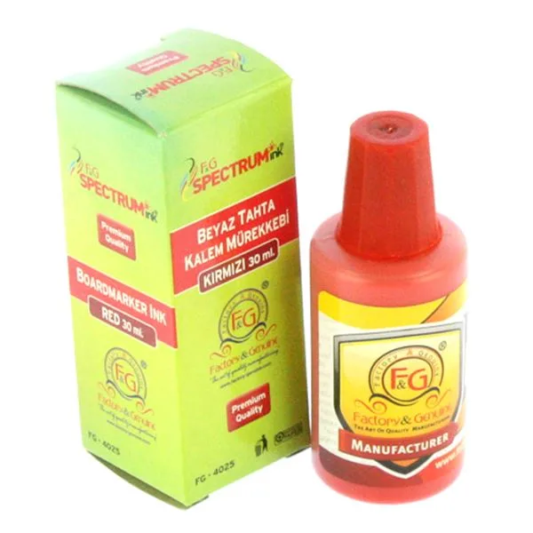 Tahta Kalemi Mürekkebi Fg 4025/4030 30 Ml Kırmızı