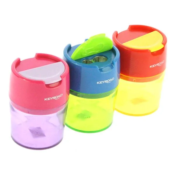 Kalemtraş Plastik Keyroad Robby Kr971297/Kr972410 Çiftli