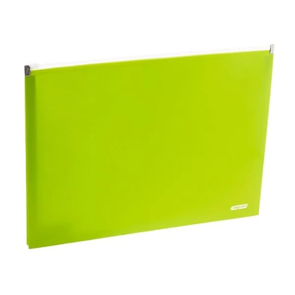 Dosya Zarfı Plastik Fermuarlı Bigpoint Bp240l-55 Lolly A4 Açık Yeşil