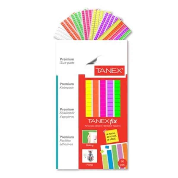 Hamur Yapıştırıcı Tanex Fıx 5050 50 Gr Karışık Flo Renk