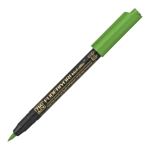 Boya Markörü Fırça Uç Zig Fudebıyorı Cbk-55Mt 128 Metalic Light Green