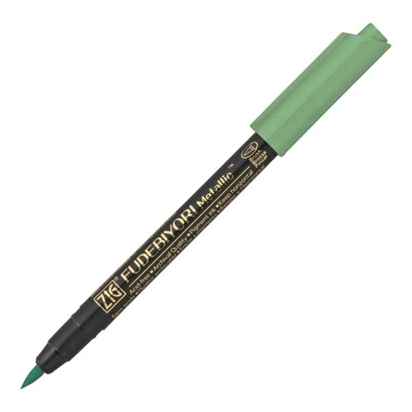 Boya Markörü Fırça Uç Zig Fudebıyorı Cbk-55Mt 121 Metalic Green
