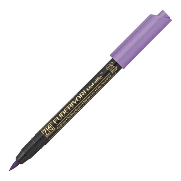 Boya Markörü Fırça Uç Zig Fudebıyorı Cbk-55Mt 124 Metalic Violet