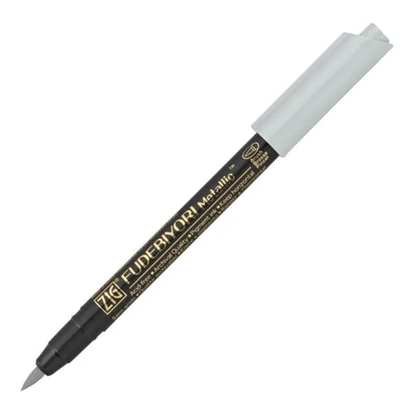 Boya Markörü Fırça Uç Zig Fudebıyorı Cbk-55Mt 102 Metalic Silver