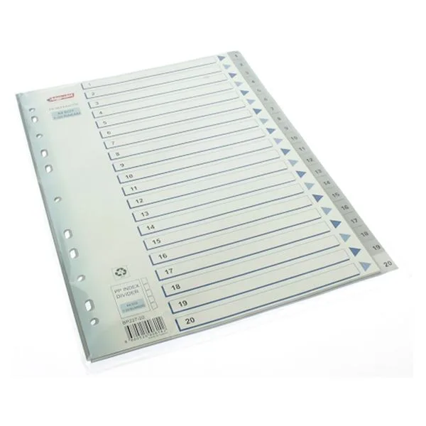 Separatör Plastik 1-20 Rakam Bigpoint Bp227-20 A4