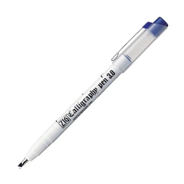 Kaligrafi Kalem Kesik Uç Zig Pc-300 3 Mm Mavi