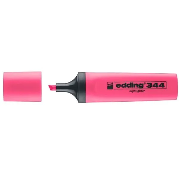Fosforlu Kalem Edding E-344 Pembe