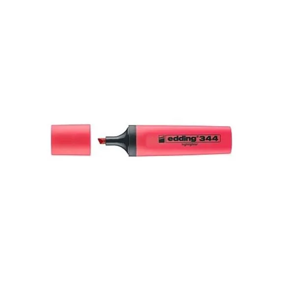 Fosforlu Kalem Edding E-344 Kırmızı