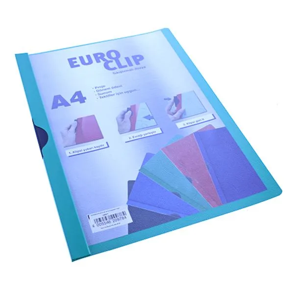 Sıkıştırmalı Dosya Plastik Durable 2006 Euroclıp 30 Yp Yeşil A4