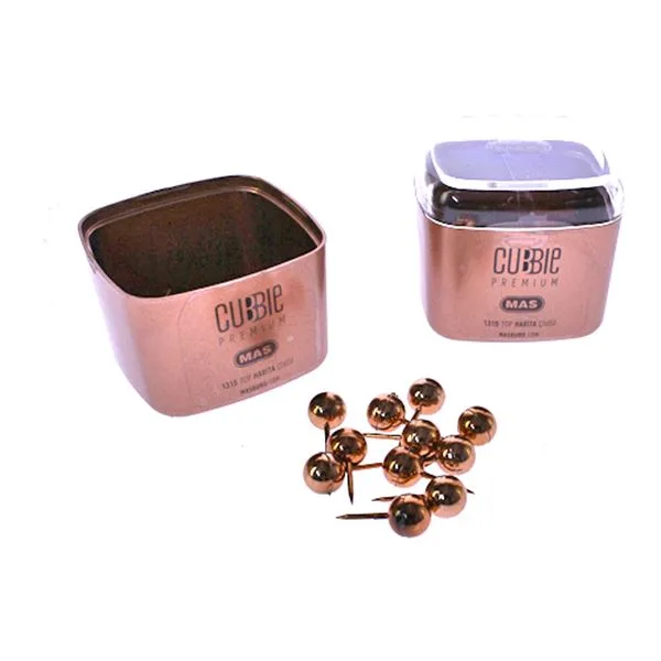 Harita Çivisi Mas Cubbie 1315 Rosegold Yuvarlak Başlı 25 Li