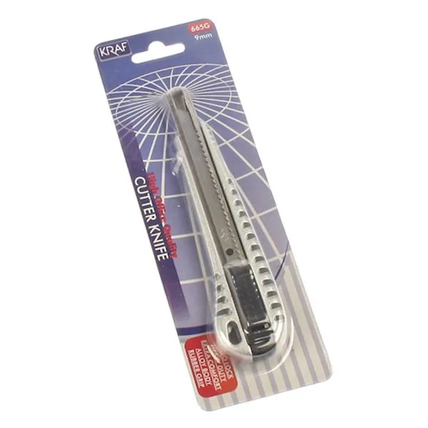 Maket Bıçağı Dar Metal Gövde Kraf 665G