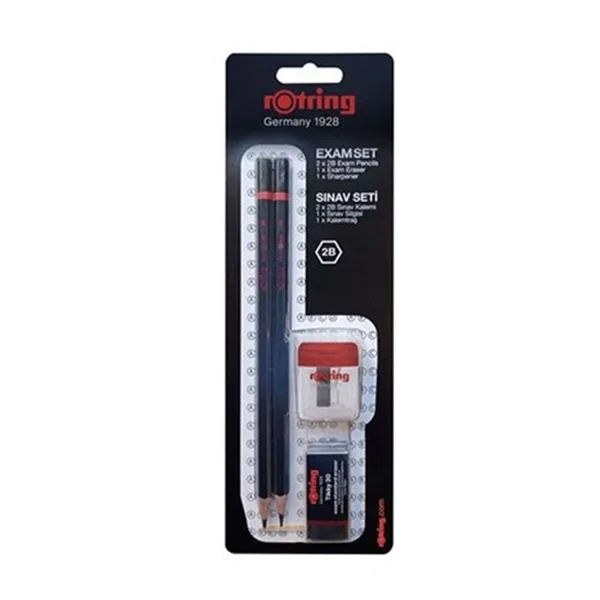 Kurşun Kalem Sınav Seti Rotring Ro-2090068Wk (Kalemtraş+Silgi