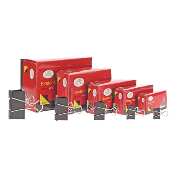 Kağıt Kıskacı Omega Linea A3001 Siyah 51 Mm 12 Li