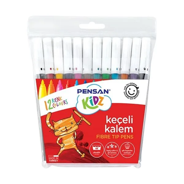 Keçeli Kalem Seti Pensan Kidz 34020 12 Li