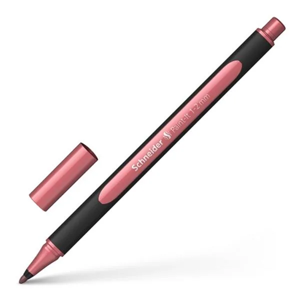 Keçeli Kalem Schneider Paint Metalik Lıner Scm625 1-2 Mm Eski Kırmızı