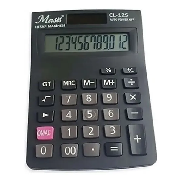 Masaüstü Hesap Makinesi 12Hn Masis Cl-12S